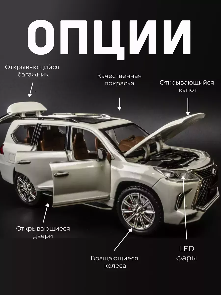 Коллекционная металлическая машинка Лексус Lexus LX 570 Akhma 208893410  купить за 1 504 ₽ в интернет-магазине Wildberries