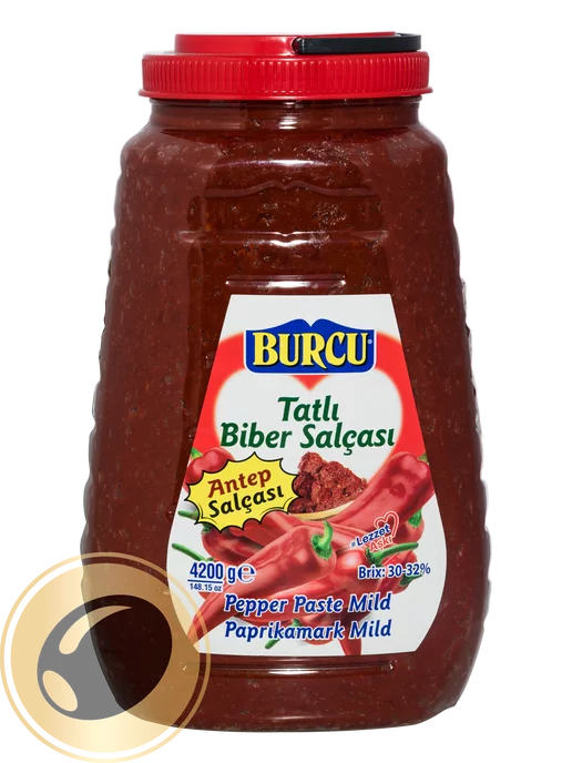 Burcu Перцовая паста 4200 гр для ХоРеКа Бизнеса, 4,2 кг, фото 3