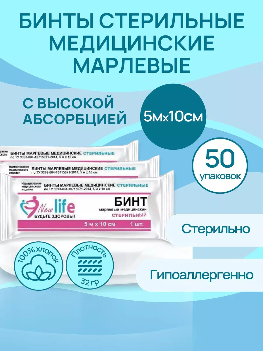 Бинт медицинский...