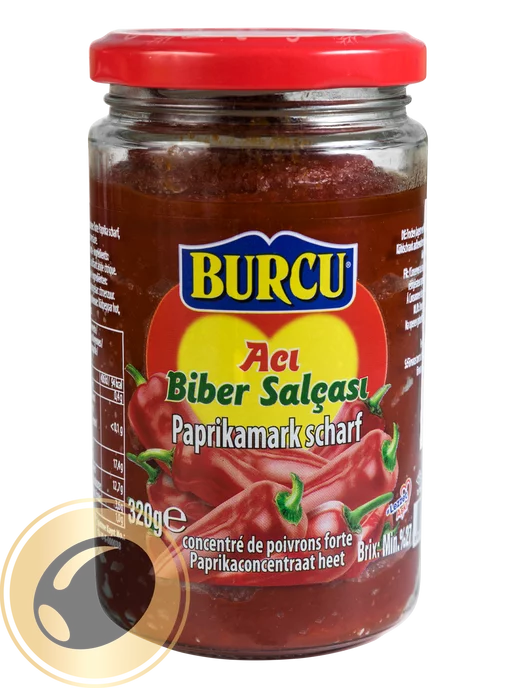 Burcu Перцовая паста 320 гр острая, 320 г, фото 4