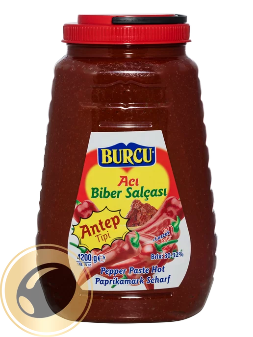 Burcu Паста Перечная острая 4200 гр Турция, 4,2 кг, фото 3