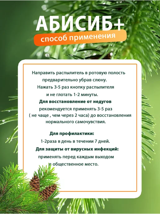 Абисиб Иммуномодулятор спрей иммунитет, 100 мл, фото 4