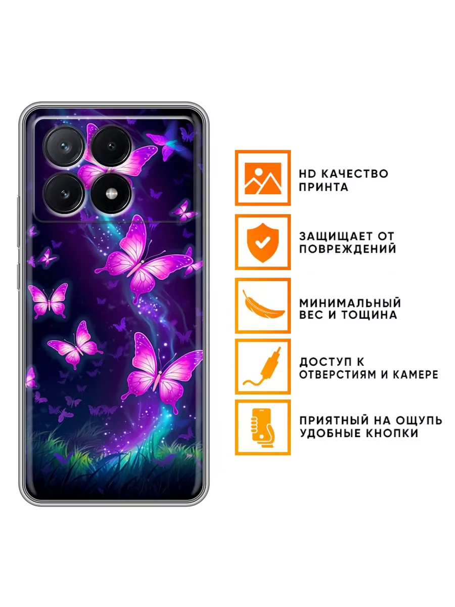 Чехол на Xiaomi Poco X6 Pro 5G/Поко Х6 Про 5Ж Case Face 209040296 купить за  199 ₽ в интернет-магазине Wildberries