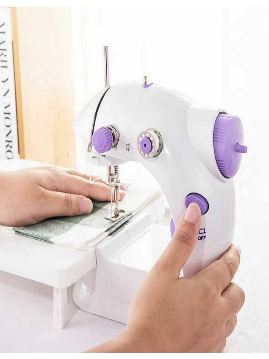 Mini Sewing Machine SM-202a. Швейная машина SM-202a. Швейная машинка помощница/ Mini Sewing Machine SM-202a. Мини швейная машинка -Mini Sewing Machine SM-202a. Мини машинка sm 202a