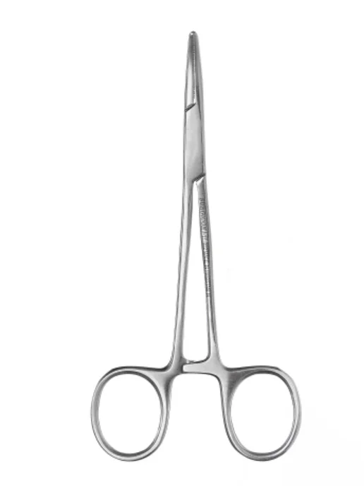 surgicon Зажим медицинский хирургический изогнутый Москит 12,5 см, вариант, фото 4