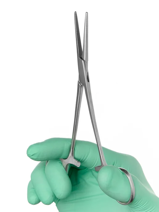 surgicon Зажим медицинский хирургический прямой 16 см, вариант, фото 3