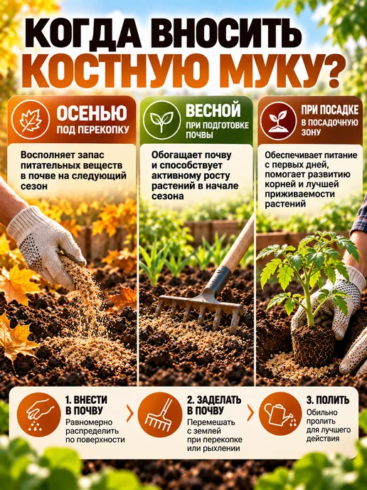 ALTAI FEED Костная мука 10 кг удобрение для растений и кормовая добавка, 10 кг, фото 2
