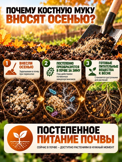 ALTAI FEED Костная мука 10 кг удобрение для растений и кормовая добавка, 10 кг, фото 3