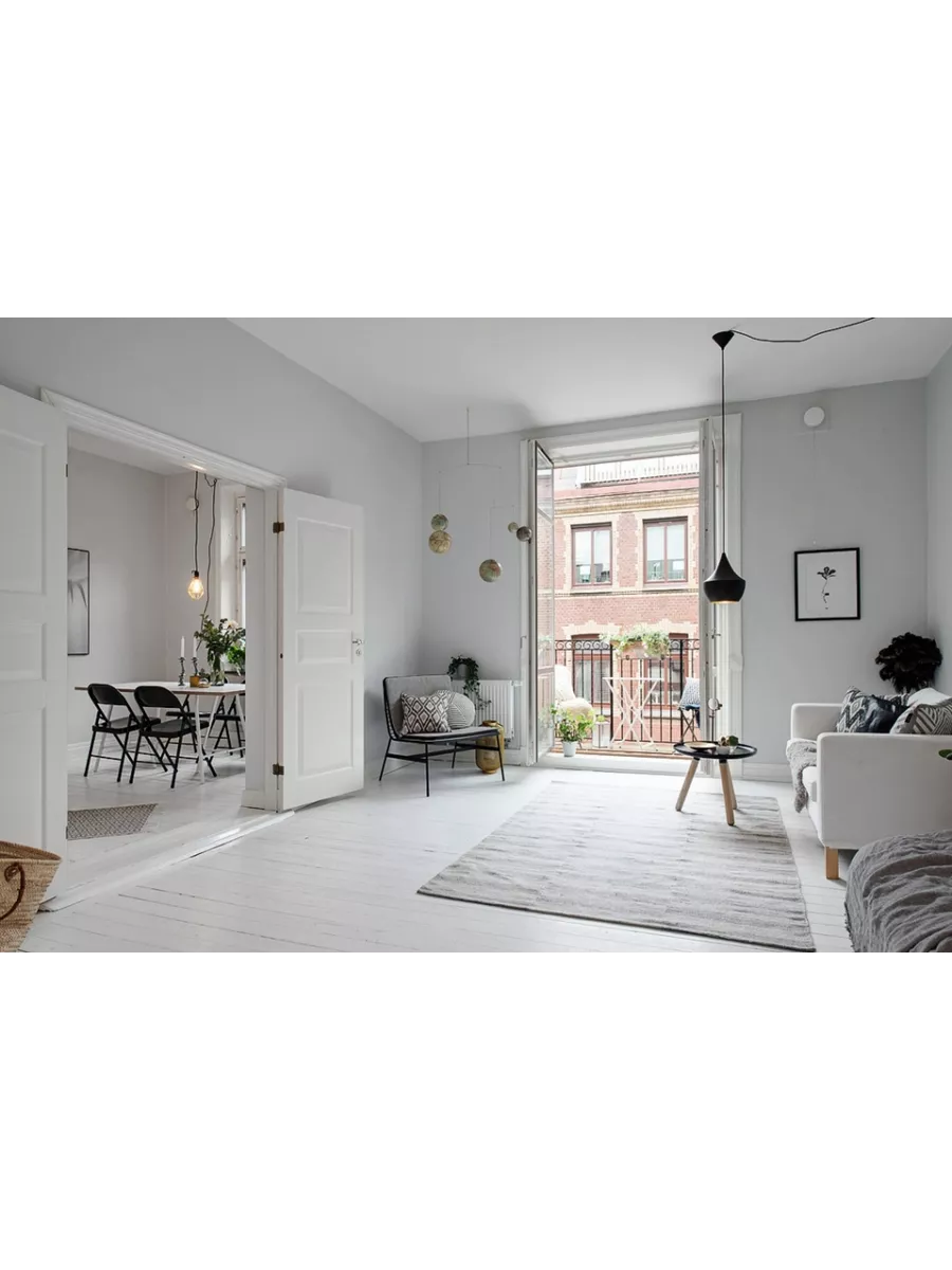 Краска для мебели и декора, полуматовая белая фото 6