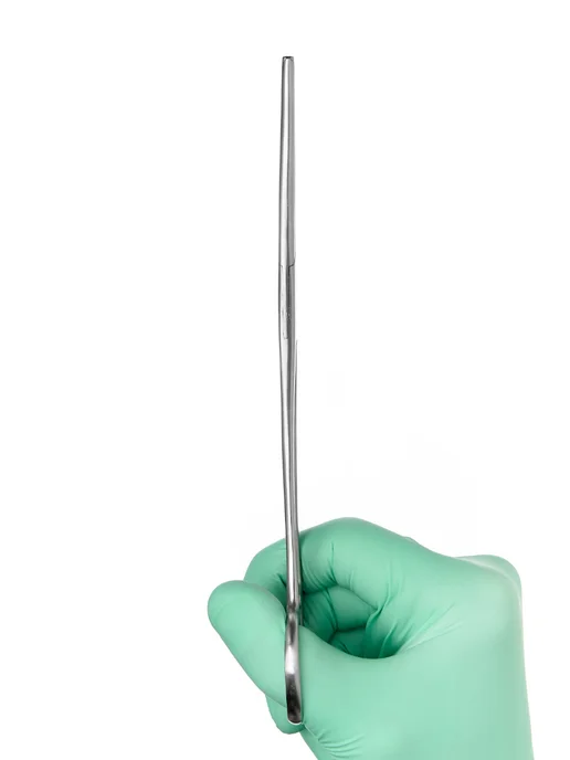 surgicon Зажим медицинский хирургический 1х2 зубый прямой 20 см, 1x2, фото 2