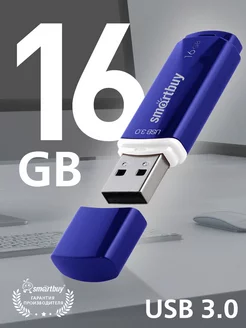 Флешка 16 Гб USB 3.2 Gen.1 Crown Синяя Smartbuy 209126884 купить за 363 ₽ в интернет-магазине Wildberries