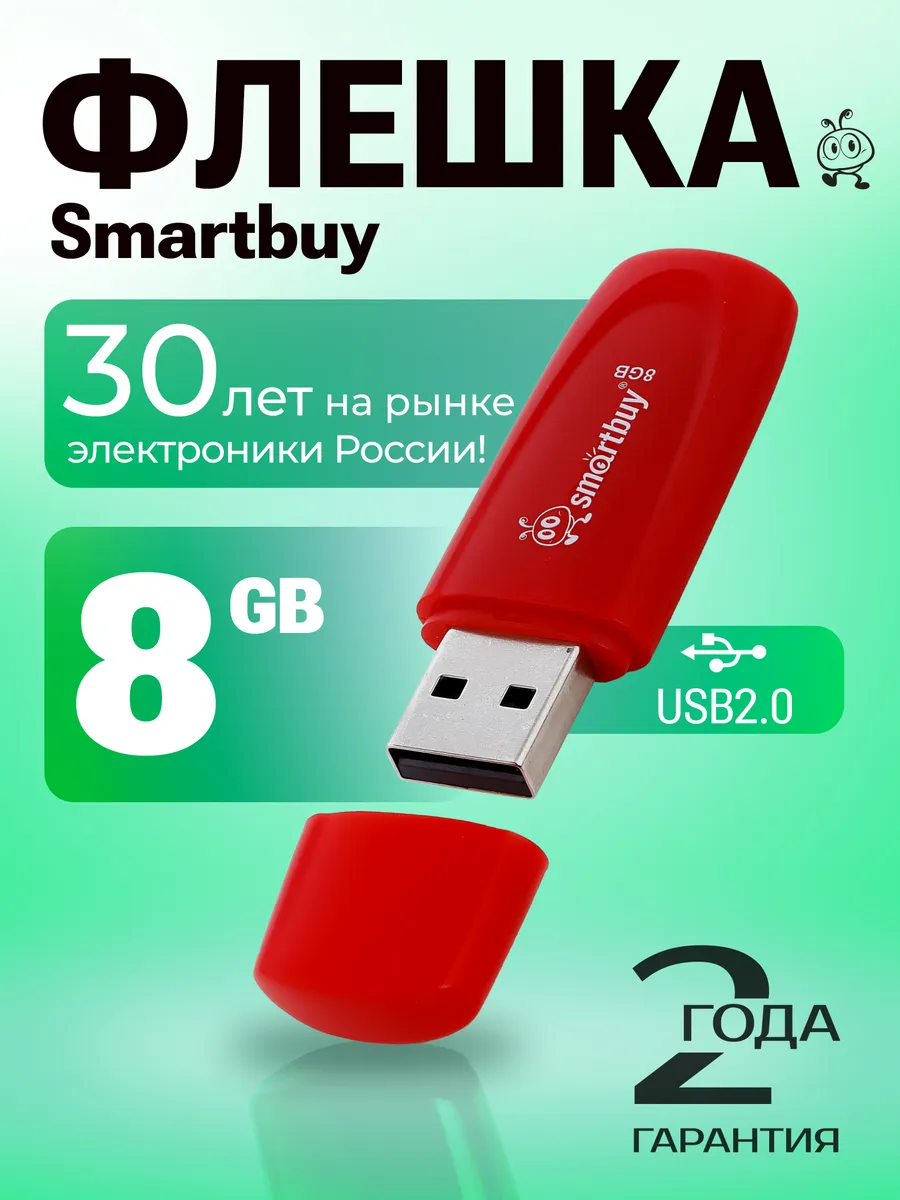 Флешка 8 Гб USB 2.0 Scout