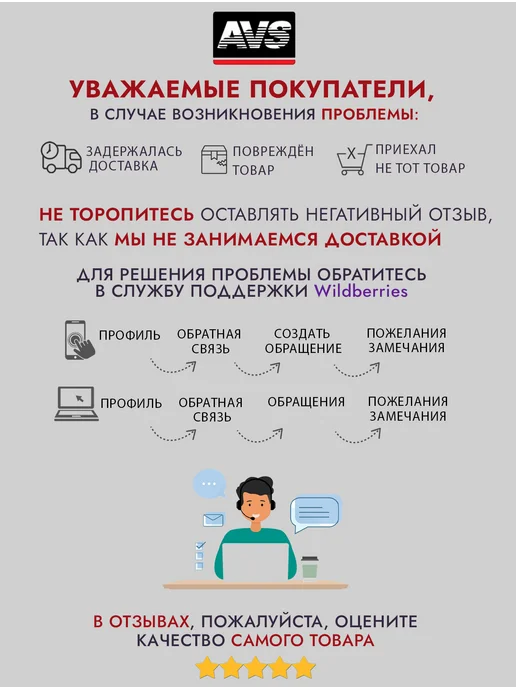 AVS Щетка для мытья машины мягкая 70см, вариант, фото 8