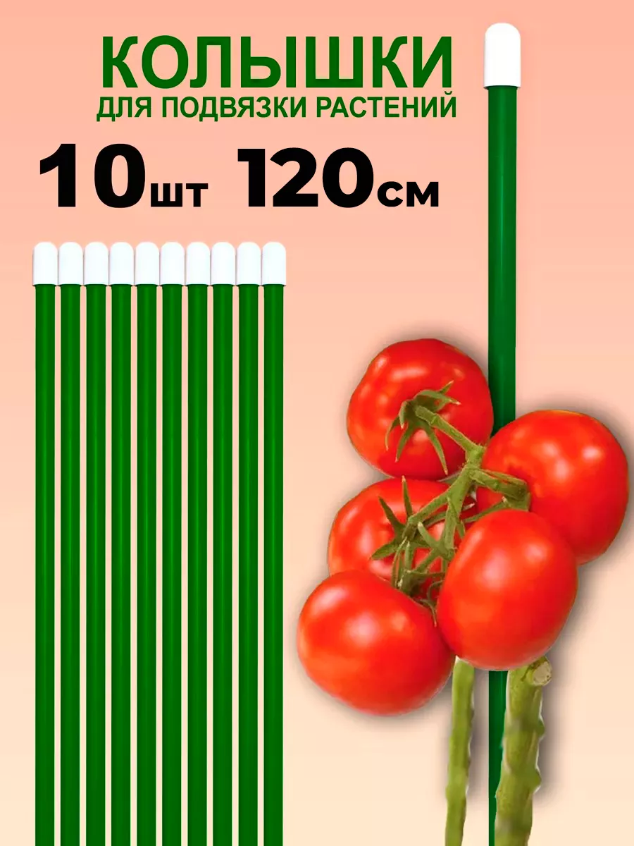 Колышки садовые для растений помидор подвязки парника Marafon 209154557  купить за 657 ₽ в интернет-магазине Wildberries