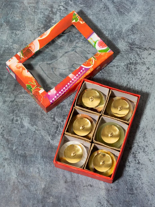 Летопись Подсвечник из оникса с иглой, 5х4 см - 6 шт, 5x4 см, 6 шт, фото 3