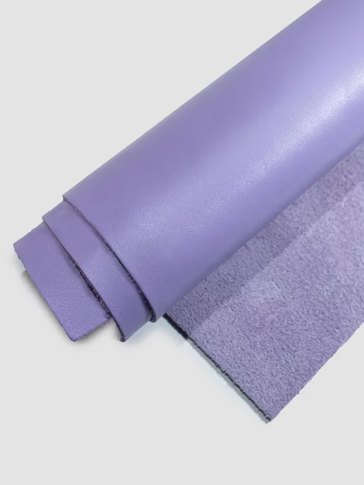 RICH LINE Home Decor Натуральная кожа для рукоделия размер А4, фиолетовый, фото 2
