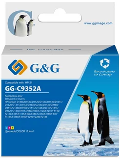 Картридж струйный GG-C9352A №22 G&G 209158332 купить за 1 437 ₽ в интернет-магазине Wildberries