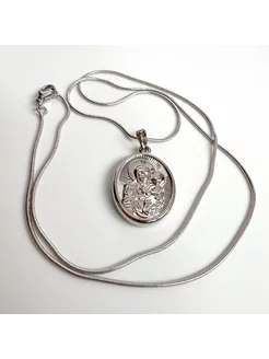 Иконка двухсторонняя с цепочкой, в серебре xuping jewelry 209191094 купить за 1 785 ₽ в интернет-магазине Wildberries