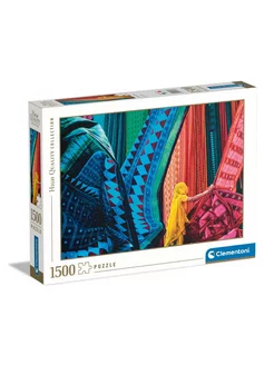 Пазл 1500 деталей Разноцветные ткани Clementoni. Вид 1.