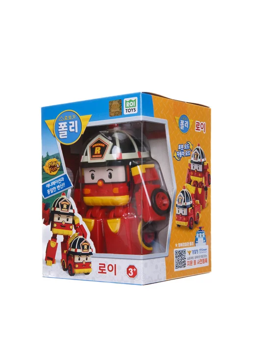 Robocar Poli Робот трансформер Рой Робокар Поли, красный