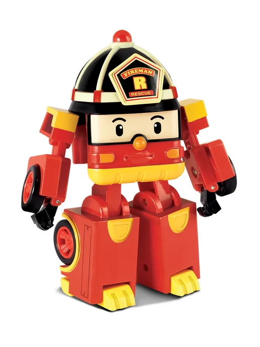 Robocar Poli Робот трансформер Рой Робокар Поли, красный, фото 3