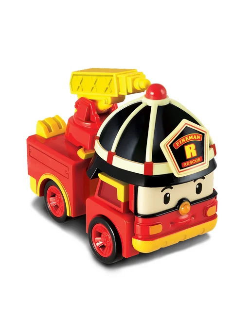 Robocar Poli Робот трансформер Рой Робокар Поли, красный, фото 4