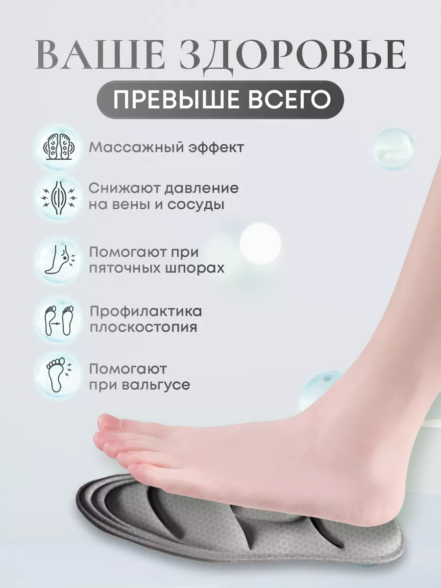 Стельки для обуви и кроссовок анатомические мягкие D&K - quality and  comfort 209204375 купить за 423 ₽ в интернет-магазине Wildberries