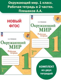 Окружающий мир 1 класс Рабочая тетрадь в 2 частях НОВЫЙ ФГОС Просвещение 209235443 купить за 664 ₽ в интернет-магазине Wildberries