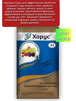 Хорус фунгицид 2г, для защиты растений от болезней Защита растений 209263488 купить за 801 ₽ в интернет-магазине Wildberries