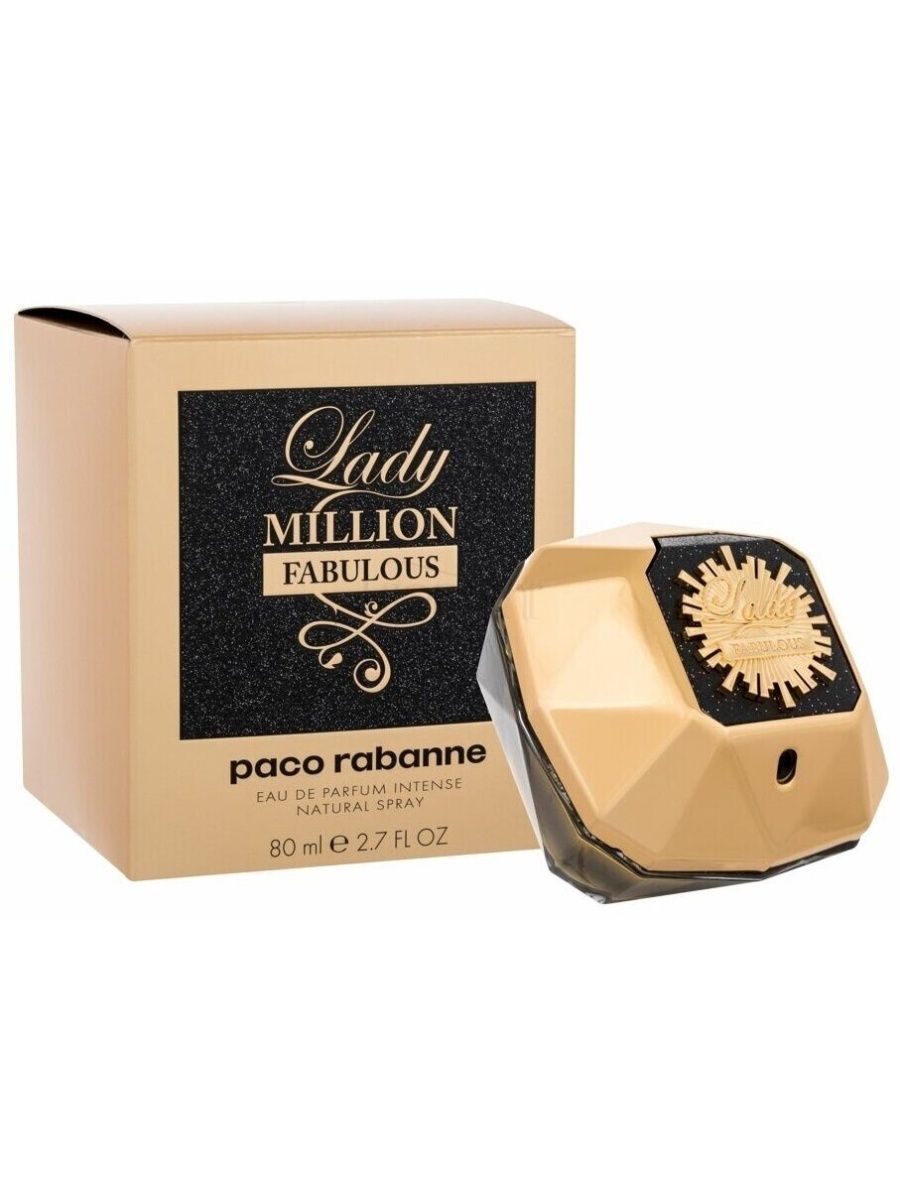 Fabulous paco. Paco Rabanne Lady million fabulous. Paco Rabanne million fabulous аромат. Paco Rabanne million fabulous 80 ml.