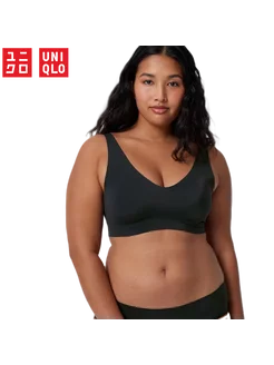 AIRism Wireless Bra Ultra Relax бесшовный бюстгальтер uniqlo 209292422 купить за 4 754 ₽ в интернет-магазине Wildberries