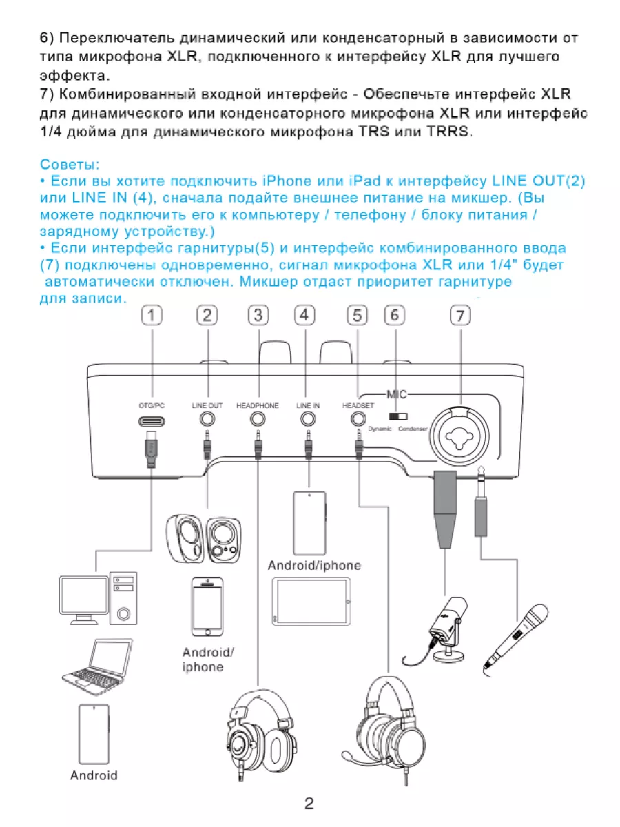 Игровой USB- микшер FIFINE SC3, White FIFINE 209293469 купить в  интернет-магазине Wildberries