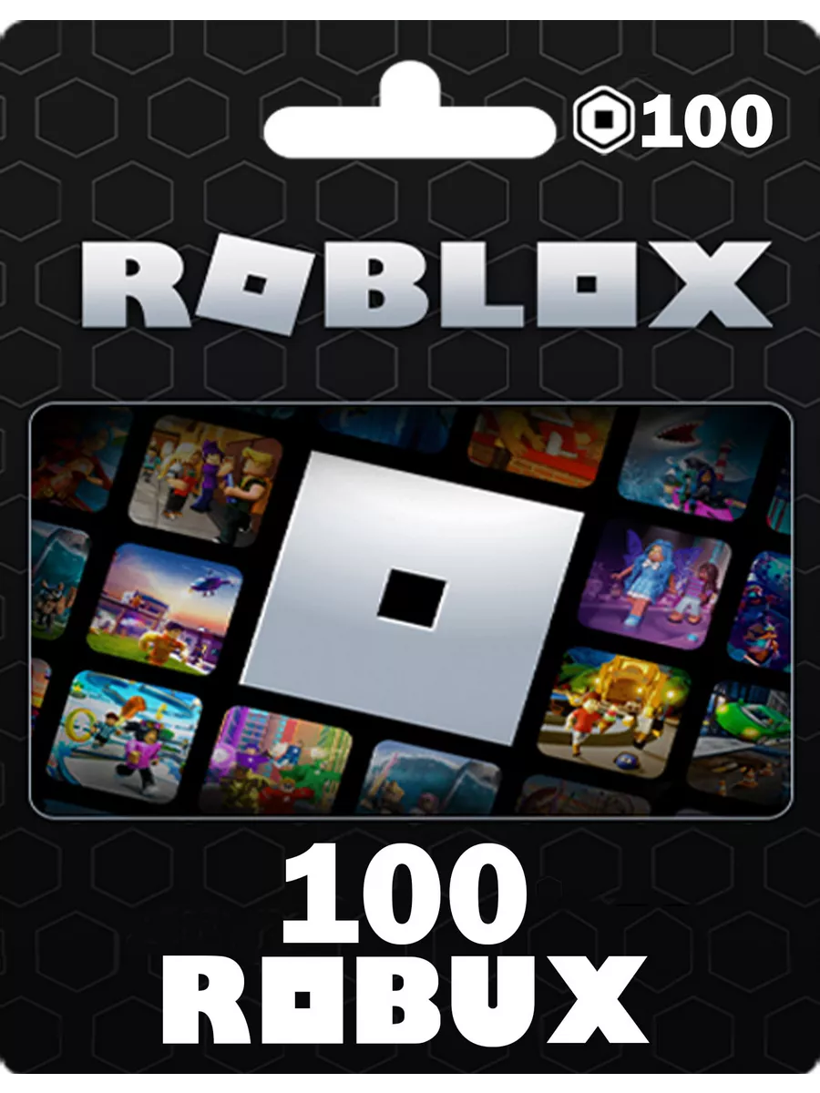 Карта пополнения Роблокс 100 Robux для игры робакс Roblox 209308049 купить  за 233 ₽ в интернет-магазине Wildberries