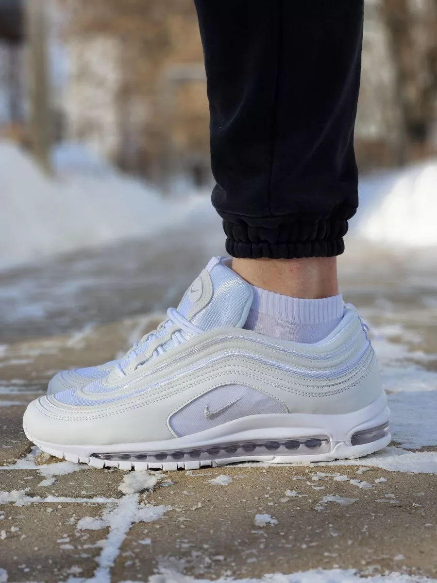 Air max 97 wolf grey on feet best sale