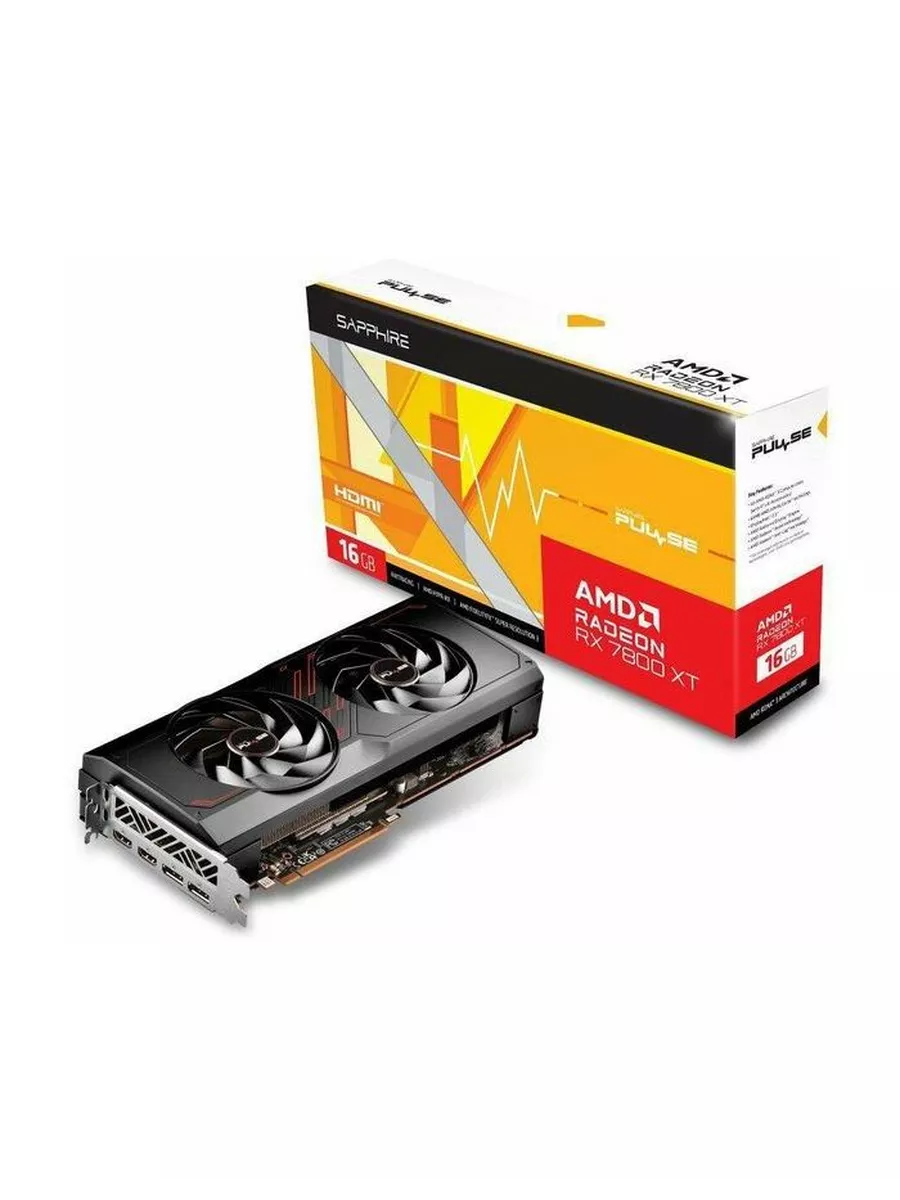 Видеокарта RX7800XT PULSE 16GB (11330-02-20G) Sapphire купить по цене 77 632 ₽ в интернет-магазине Wildberries | 209356597