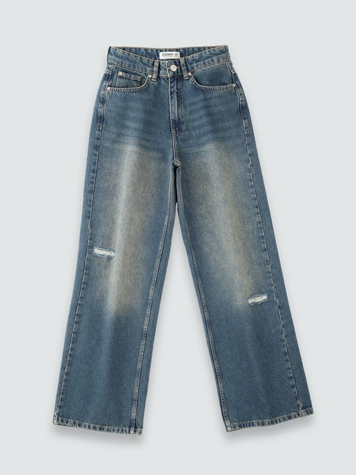 IDGem | Широкие джинсы трубы прямые палаццо