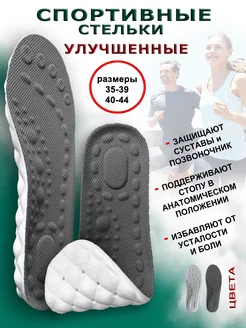 Стельки для спортивных кроссовок и повседневной обуви toTop 209371755 купить за 352 ₽ в интернет-магазине Wildberries