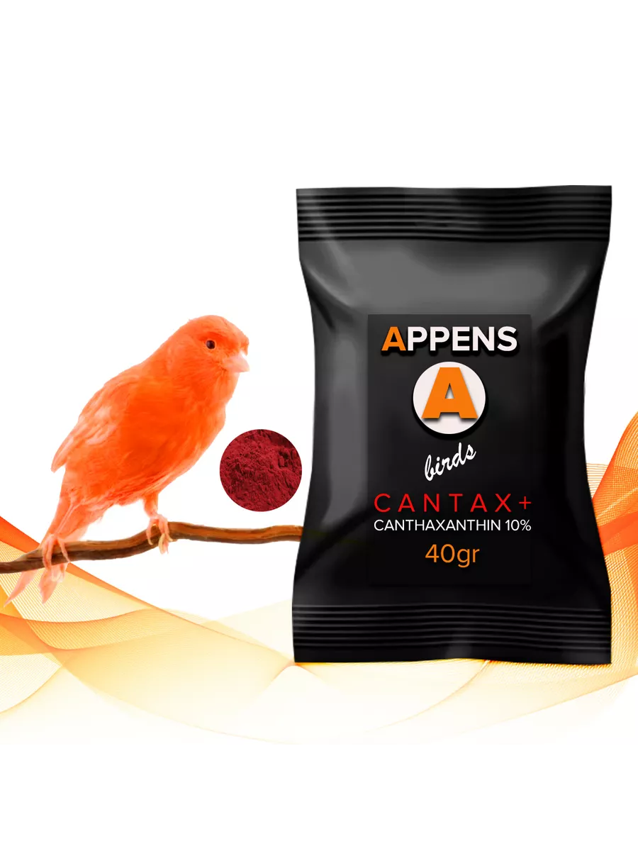 Cantax+ красный краситель для оперения птиц, 40гр