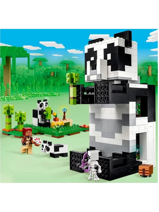 LEGO Конструктор Майнкрафт Дом панды 553 детали, 553 детали, фото 2