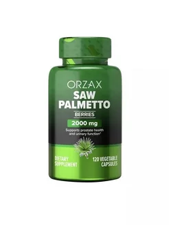 Saw Palmetto 2000 мг 120 капсул Orzax 209497119 купить за 2 300 ₽ в интернет-магазине Wildberries