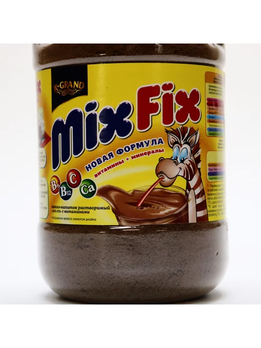 Mix Fix Какао-напиток растворимый с витаминами, 375 гр, 375 г, фото 2