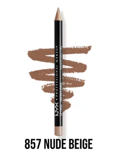 Карандаш для губ SLIM LIP PENCIL 857 NUDE BEIGE оригинал NYX ...