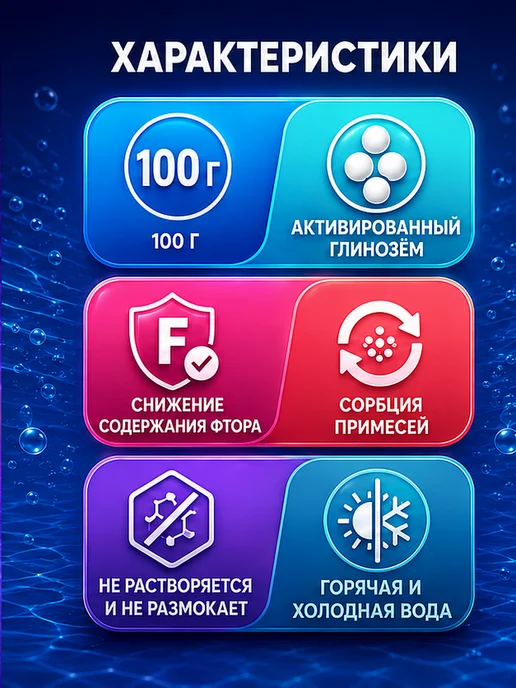 MEGAPLANE Наполнитель для фильтра душа аэратора от фтора 100гр, 100 г, фото 2