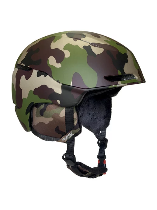 ProPro Шлем горнолыжный сноубордический цвет Military, зеленый, фото 2