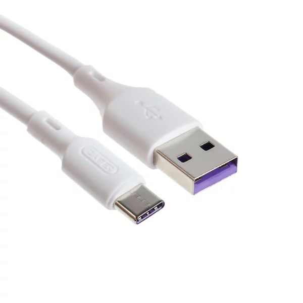 Кабель Type-C — USB, 3 А, 1 м
