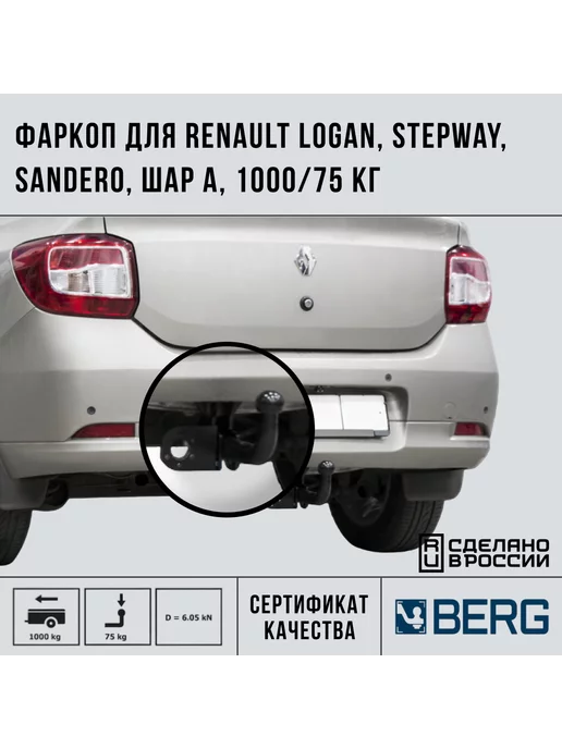 Купить фаркоп на Renault Sandero Stepway в Минске - Страница: 1