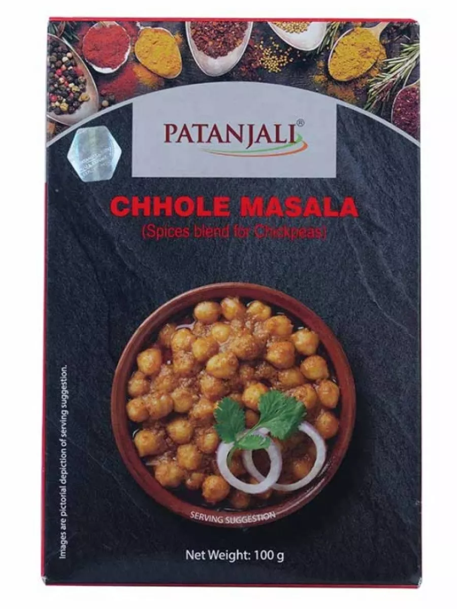 Приправа для нута (Chhole Masala), 100 г Patanjali 209670174 купить за 329  ₽ в интернет-магазине Wildberries