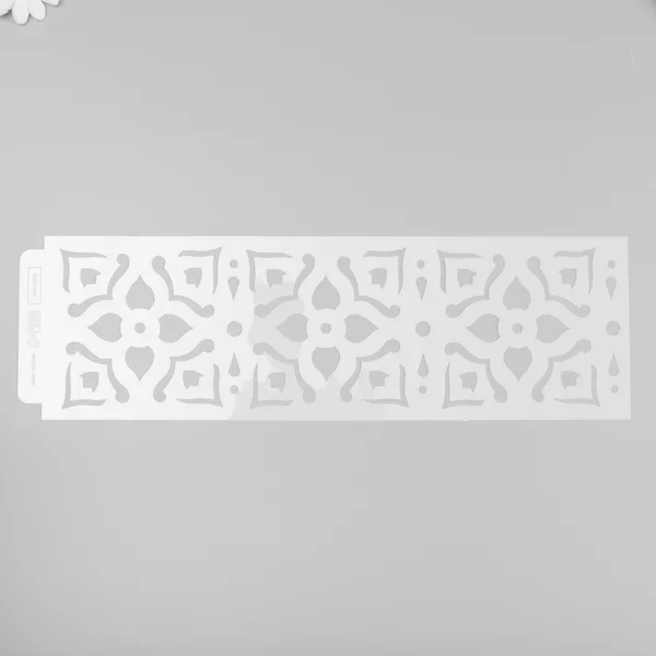 Трафарет бордюрный для творчества и декора