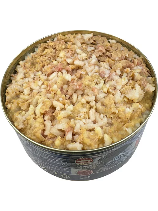 РУЗКОМ Каша рисовая с индейкой, тушенка, 325 г - 4 шт, 325 г, 4 шт, фото 2