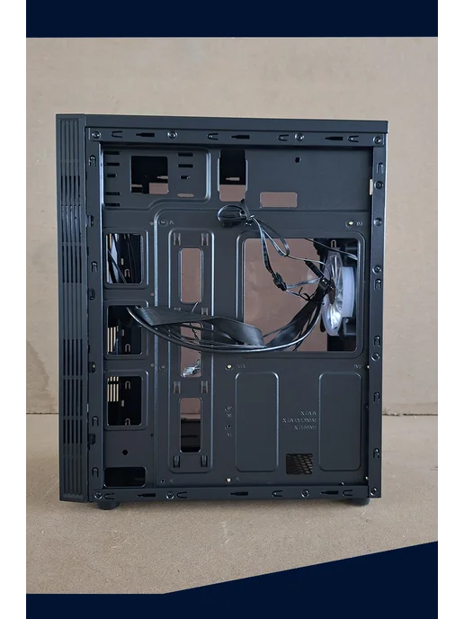 BomBoost Игровой корпус Mid-Tower с вентилятором RGB, черный, фото 4